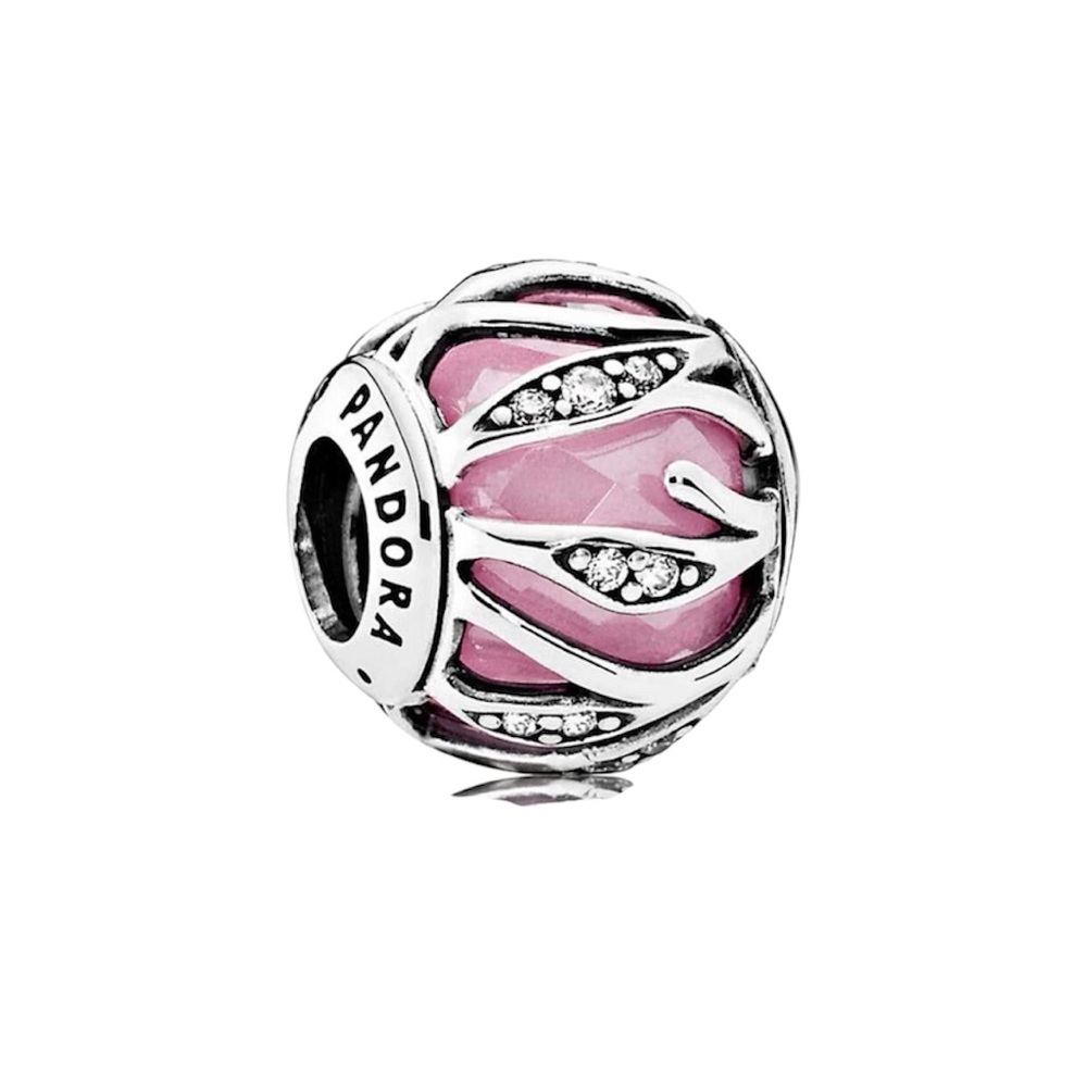 Pandora Nature’s Radiance Pink and Silver Charm